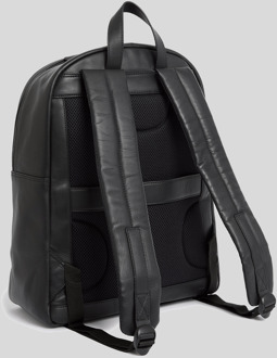 Lyle & Scott leren rugzak - zwart