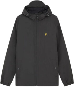 Lyle & Scott lichtgewicht gunmetal jack Grijs