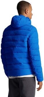 Lyle & Scott Lichtgewicht herenpufferjack (Blauw)