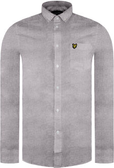 Lyle & Scott Long Sleeve Regular Fit Lichtgewicht Heren Oxford Overhemd LW1302VTR Z835 Bruin
