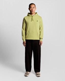Lyle & Scott Loopback katoenen hoodie - geel - maat S