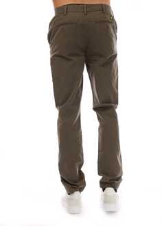 Lyle & Scott Lyle And Scott Anfield Chino voor heren in olijfkleur - maat