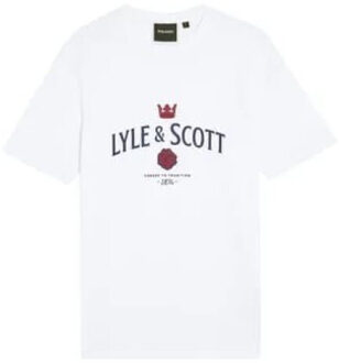Lyle & Scott Lyle and Scott Cheers to t-shirt - Wit - M