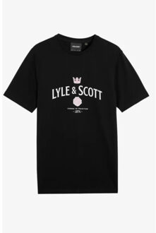 Lyle & Scott Lyle and Scott Cheers to t-shirt - Zwart - L