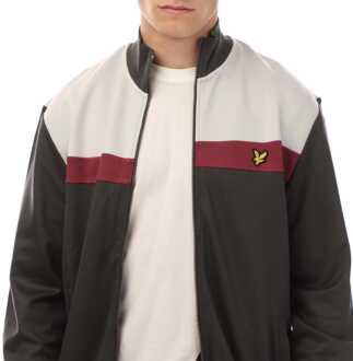 Lyle & Scott Lyle And Scott Colour Block Track Jacket voor heren in grijs