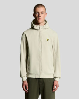 Lyle & Scott Lyle and Scott Fleecback soft shell zand Ecru - L