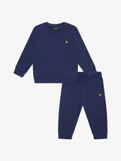 Lyle & Scott Lyle and Scott Jongens joggingpak navy - maat 80/86 Blauw