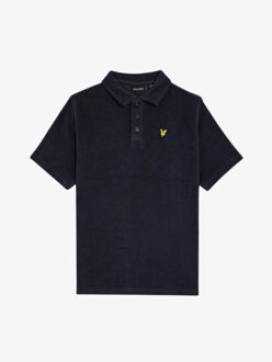 Lyle & Scott Lyle and Scott Jongens towelling polo Blauw - 140/146