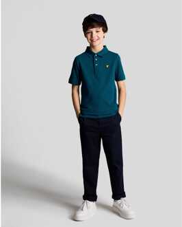 Lyle & Scott Lyle And Scott Juniors Effen Jongens Poloshirt in Navy