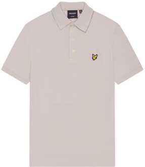 Lyle & Scott Lyle And Scott Juniors effen jongenspoloshirt in beige