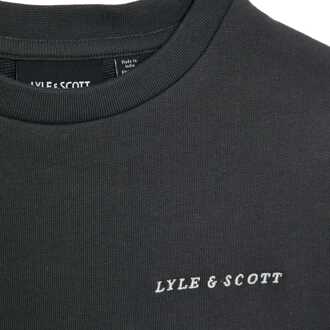 Lyle & Scott Lyle And Scott Juniors Script Crewneck Sweatshirt in Grijs - maat 7-8J / 122-128cm
