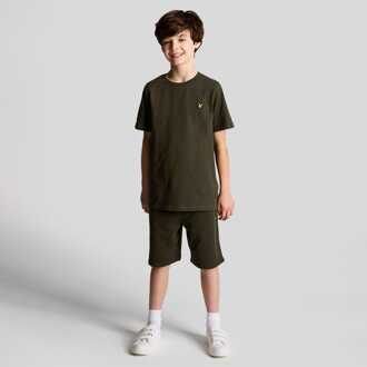 Lyle & Scott Lyle And Scott Juniors Sweat Shorts voor jongens in olijfkleur - maat
