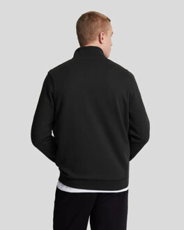 Lyle & Scott Lyle and Scott Loop back quarter zip sweat - Zwart - M
