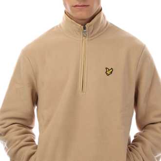 Lyle & Scott Lyle And Scott Quarter Zip Fleece voor heren in beige