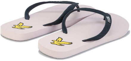 Lyle & Scott Lyle and Scott teenslippers voor heren in roze-blauw - EU 47.5 / UK 12