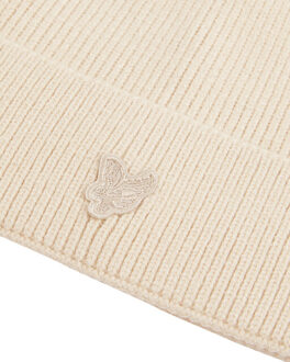 Lyle & Scott Lyle and Scott Winter muts jongens - tonal eagle - maat One size Beige