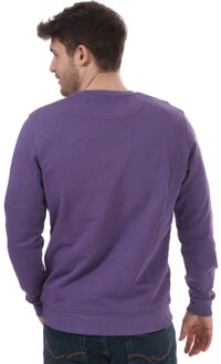 Lyle & Scott Lyle en Scott sweatshirt met ronde hals voor heren, paars - maat S