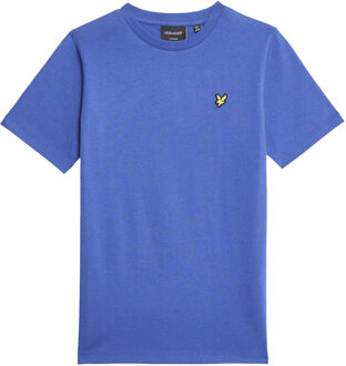 Lyle & Scott Lyle Scott Heren Korte Mouwen T-Shirt Regular Fit Ronde Hals Zomerse Katoenen Tee Blauw