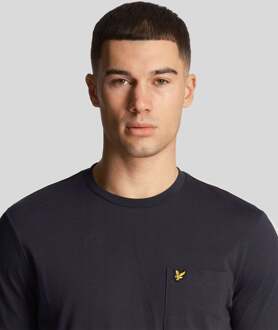 Lyle & Scott Lyle Scott zak op de borst Donker marineblauw T-shirt