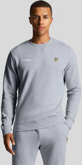 Lyle & Scott Men's Lyle And Scott Co-Ordinate Print Crewneck Sweatshirt in Grey - maat S Grijs