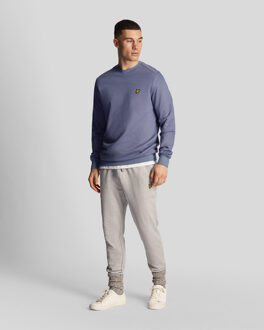 Lyle & Scott Men's Lyle And Scott Fly Fleece Crewneck Sweatshirt in Blue Blauw