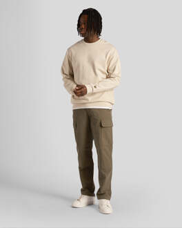 Lyle & Scott Men's Lyle And Scott Loopback Embroidered Crewneck Sweatshirt in Cream Zand