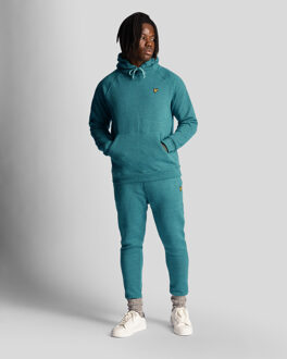 Lyle & Scott Men's Lyle And Scott Marl Hoodie in sky Blauw