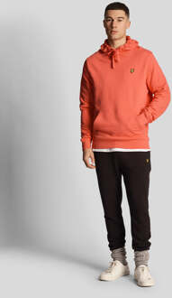 Lyle & Scott Men's Lyle And Scott Pullover Hoodie in Pink Roze