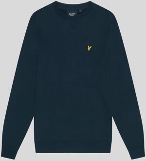 Lyle & Scott Men's Lyle And Scott Tartan Heritage Graphic Sweatshirt in Navy