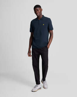 Lyle & Scott Men's Lyle And Scott Zip Polo Shirt in Navy