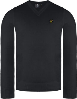 Lyle & Scott Merino Golf Heren Zwarte Trui - maat