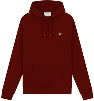 Lyle & Scott merk Gala rode pull-over hoodie - maat Rood