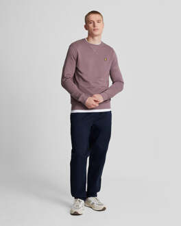 Lyle & Scott merk Highland Mauve paars pull-over sweatshirt Roze