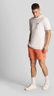Lyle & Scott merklogo Tangarine Tango-zwemshorts Oranje