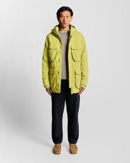 Lyle & Scott Militair Geïnspireerde Geïsoleerde Parka - Geel