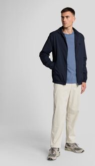 Lyle & Scott Mistblauw T-shirt met Lyle & Scott-logo op de borst - maat