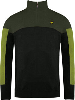 Lyle & Scott Moffat Golf Heren Groene Trui Veelkleurig