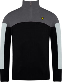 Lyle & Scott Moffat Golf Heren True Black Sweater Zwart