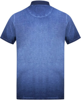 Lyle & Scott Navy Blue Ink Wash Polo Shirt Blauw - XS