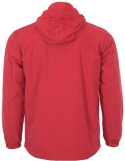 Lyle & Scott nylon jack met capuchon en ritssluiting - Gala Red - maat S Rood