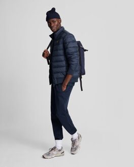 Lyle & Scott Opstaande Kraag Gewatteerde Jas Marineblauw Navy