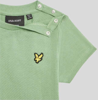 Lyle & Scott Peuter Korte Mouwen Effen T-Shirt - Groen