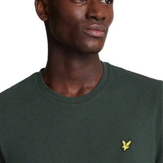 Lyle & Scott piqué diepgroen T-shirt