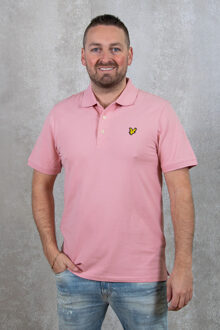 Lyle & Scott Plain Polo Heren lichtroze