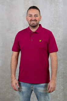 Lyle & Scott Plain Polo Heren rood - M