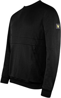 Lyle & Scott Pocket Heren Zwarte Trui