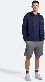 Lyle & Scott Polo shirt met lange mouwen in Marine - maat XS Navy