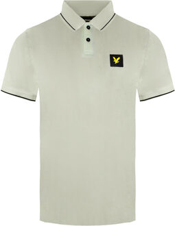 Lyle & Scott poloshirt met tip voor heren - maat S Geel