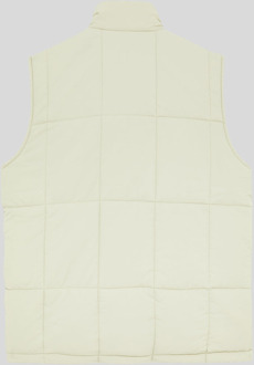 Lyle & Scott Printed Reversible Puffer Gilet - Zwart - maat Wit/Zwart