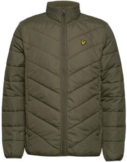 Lyle & Scott Puffer Heren Khaki Jas - maat XL Groen